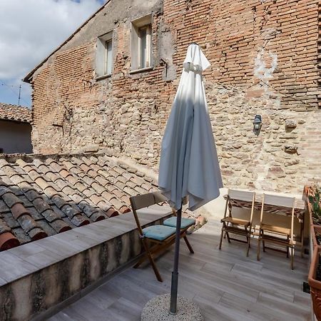 Appartement Charming Terrace House In The Heart Of Pérouse Extérieur photo